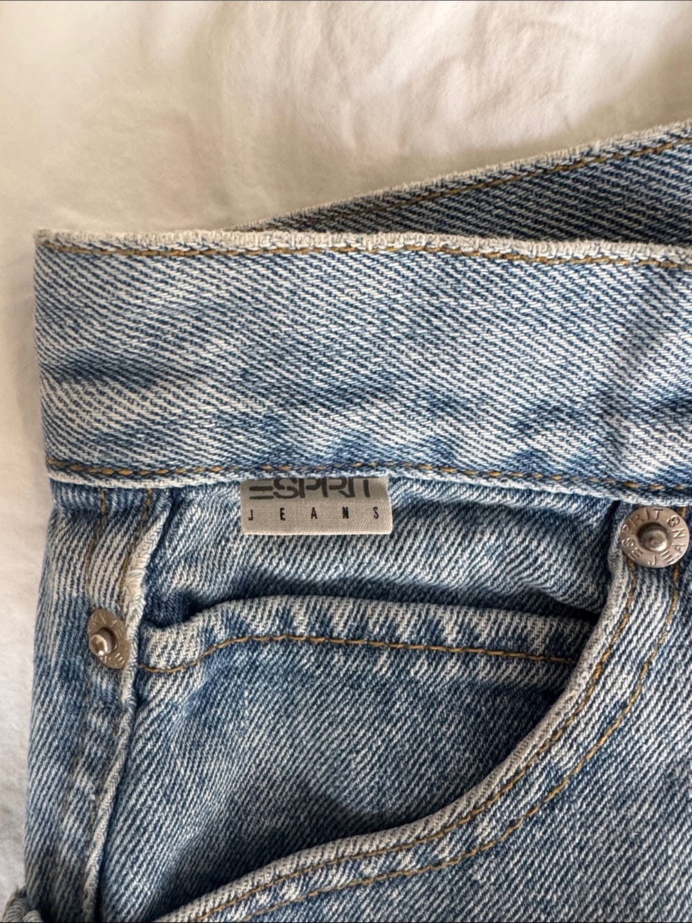 Vintage Esprit Jeans Denim Mini Skirt, size 26 - Picture 5 of 6